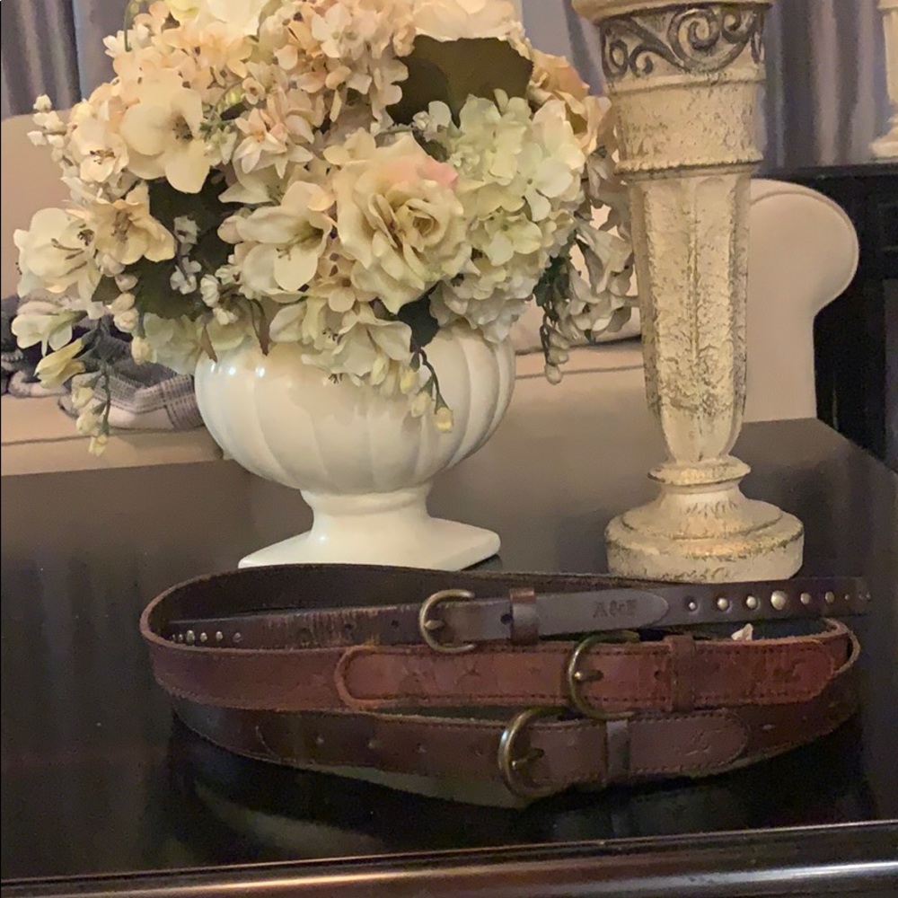 XS/S A&E and A&F belts